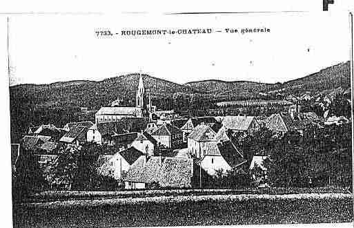 Ville de ROUGEMONTLECHATEAU Carte postale ancienne